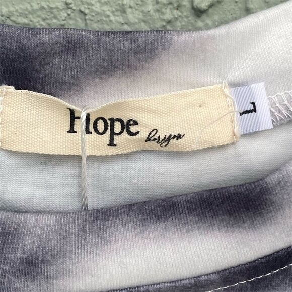 Hope Horizon Yoga Long Sleeve Graphic Tee Black Size L NWT - Picture 5 of 7